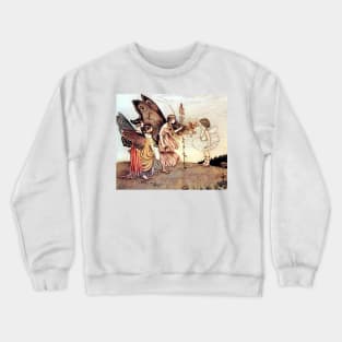 The Fairy Queen Asks for Help - Ida Rentoul Outhwaite Crewneck Sweatshirt